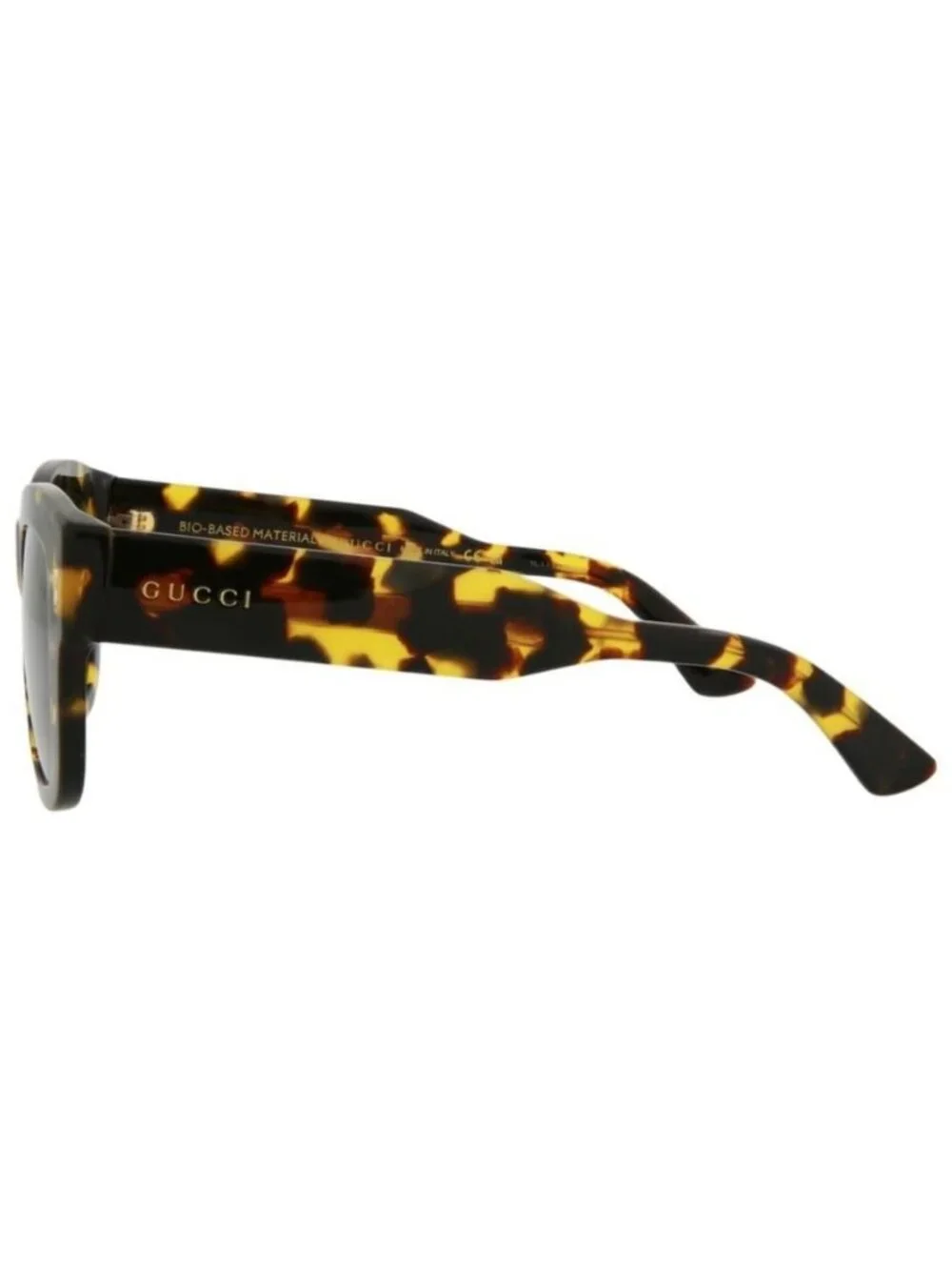 New Gucci Mens Square/Rectangle Havana Havana Grey Fashion Designer Sunglasses